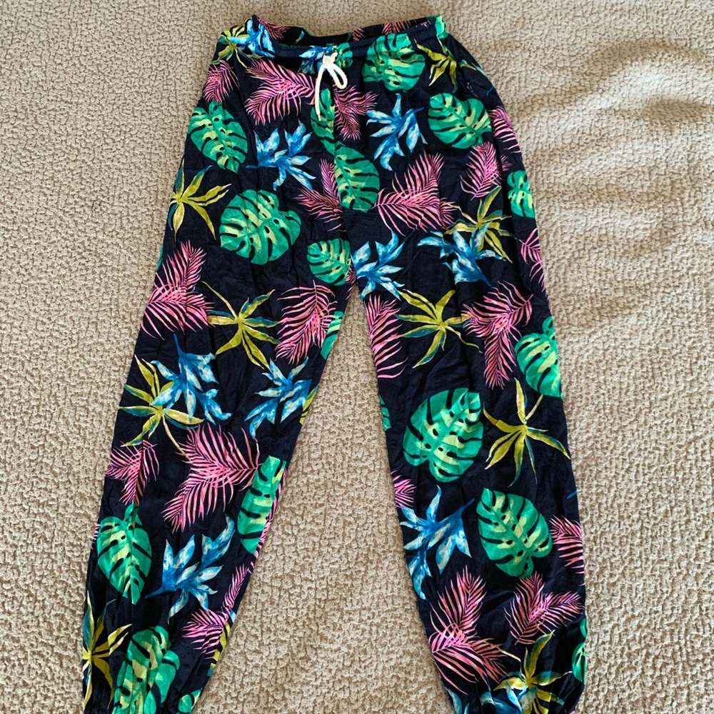 Tropical Harem Pants